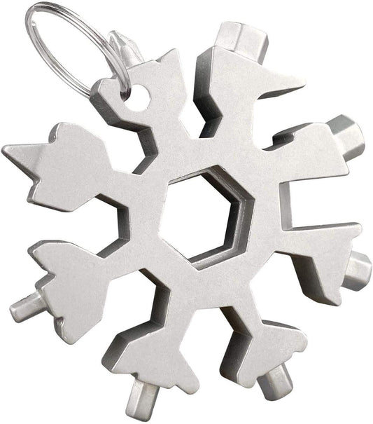 Screwdriver Tool-18 in 1 Multi-Purpose Snowflake Shaped Stainless Steel Screwdriver Tool